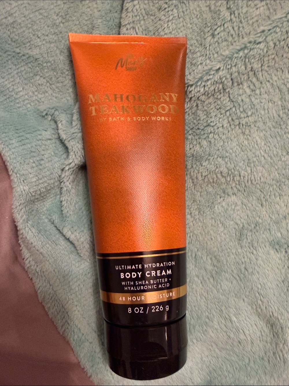 Bath & Body Works Mahogany Teakwood Body Cream - Orange and Black